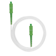 FIBERM Patchcord SC/APC-SC/APC 25m Single Mode Simplex włókno G657B3 2,0mm PVC white