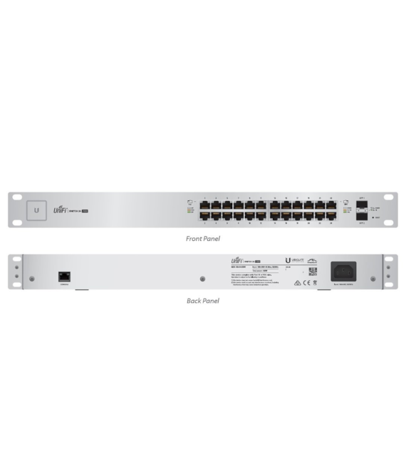 UBIQUITI UNIFI US-24-250W Switch zarządzalny PoE+ 24 x 10/100/1000 2 x SFP