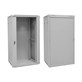 Gabinete de Rack FIBERM 22U Profundidad 600mm Puerta de Vidrio Gris
