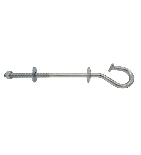 FIBERM Hak do wieszania uchwytów odciągowych 12x230  z poprzeczką