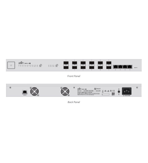 UBIQUITI UNIFI US-16-XG Switch zarządzalny 4 x 10/100/1000 12 x SFP+