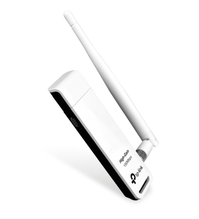 TP-LINK TL-WA722N Karta sieciowa bezprzewodowa USB WiFi N150, antena zewnętrzna