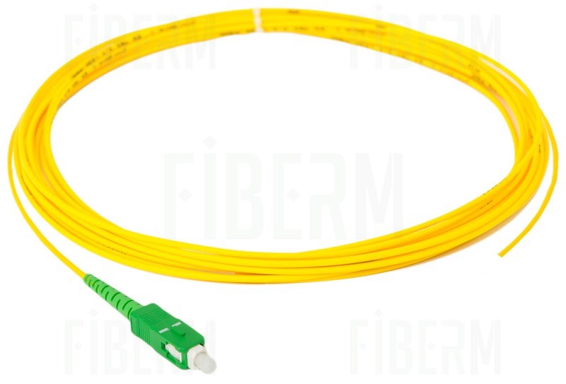 OPTOMER Pigtail SC/APC 3m Μονομόδου G652D Easy Strip Loose Tube