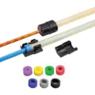 OPTOMER Dwudzielne uszczelnienie końca mikrorurki o średnicy 14mm z kablem o średnicy 6,5-8,0mm