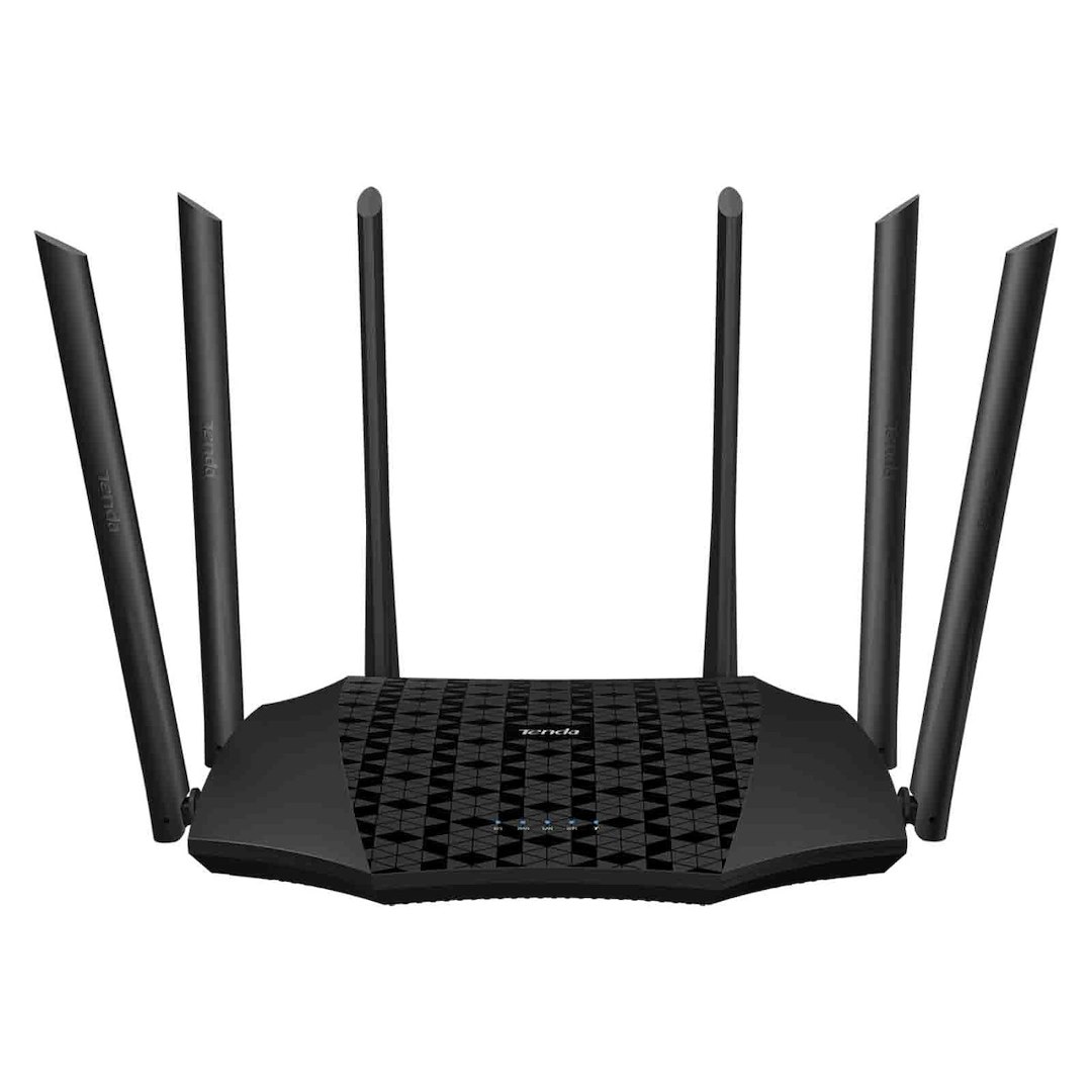 TENDA  AC21 Router WiFi AC2100 MU-MIMO, 1x WAN, 3x LAN, 6x Antena Dual Band