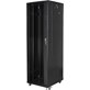 FIBERM 19  42U Armario Rack Independiente 600/800mm Negro con Puerta de Cristal