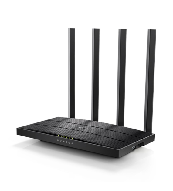 TP-LINK Archer C6U Router WiFi AC1200 MU-MIMO 1x WAN 4x LAN 4x Antenna Dual Band 1xUSB 2.0