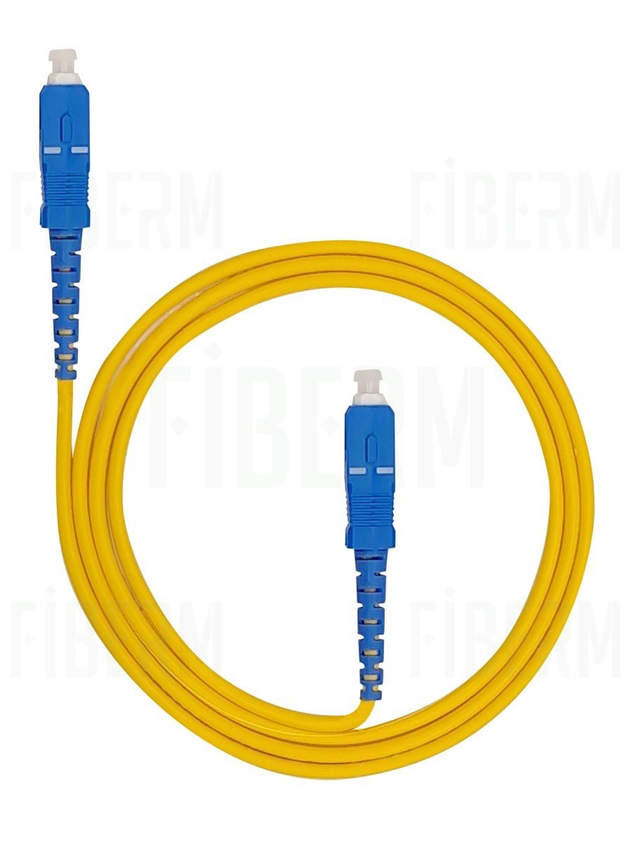 FIBERM Patchcord SC/UPC-SC/UPC 10m Single Mode Simplex 3,0mm