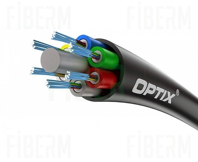 OPTIX Kabel światłowodowy Saver Z-XOTKtsdDb 48J (4x12) 1,8kN średnica 8,5mm