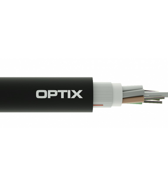OPTIX Kabel światłowodowy Saver Z-XOTKtsdDb 12J (1x12) 1,8kN średnica 8,5mm