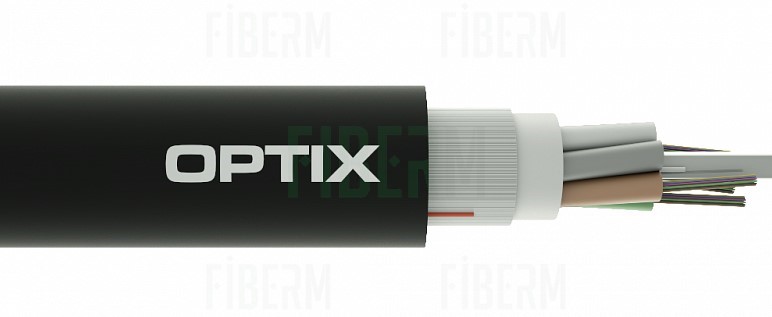 OPTIX Kabel światłowodowy Saver Z-XOTKtsdDb 12J (1x12) 1,8kN średnica 8,5mm