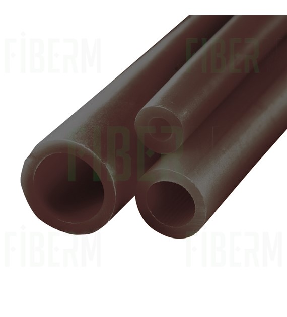 Micro tubo HDPE Ø12/8mm Negro con bobina piloto - 200 metros