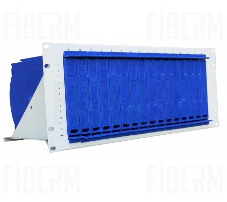 MANTAR Modular Fiber Optic Switch 4U 192 x simplex for 16 modules