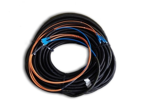 FIBERM GOLD patchcord LC/UPC-LC/UPC 30m Single Mode Duplex włókno G652D 2,0mm w peszlu