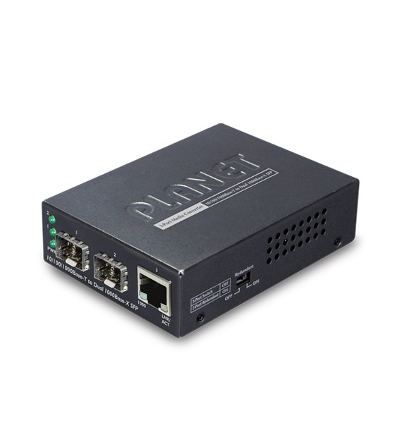 PLANET GT-1205A Media konwerter 1x RJ45, 2x SFP