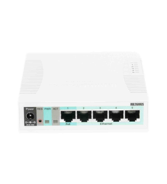 Mikrotik RouterBoard CSS106-5G-1S RB260GS 5x 10/100/1000 1x SFP