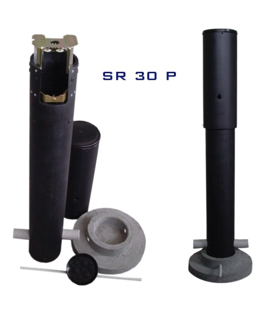 SR 30 P Słupek zewnętrzny z podstawą betonową, 1340mm, 30 par