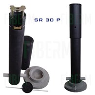 SR 30 P Externer Glasfaser-Mast mit Betonbasis