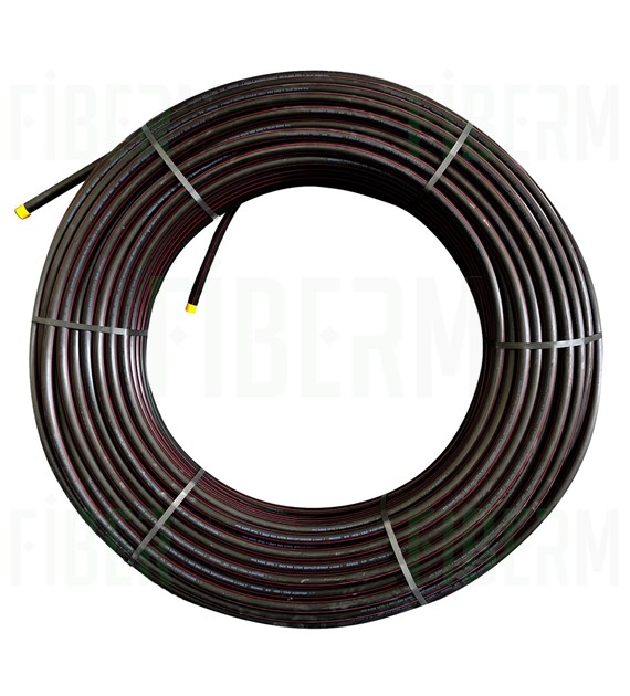HDPE Pipe Ø32mm with Red Stripe