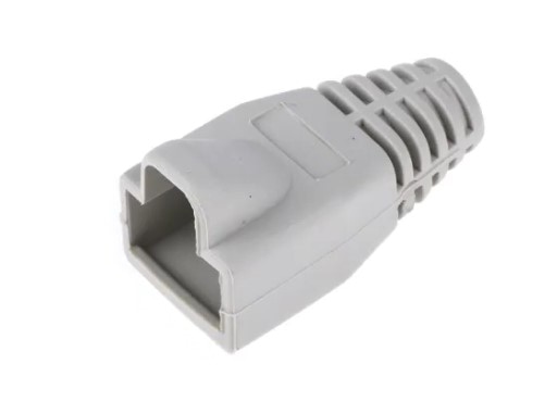 Osłona wtyku RJ-45 szara