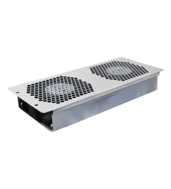 FIBERM Moduł wentylatorowy sufitowy 2 wiatrakowy do szaf stojących