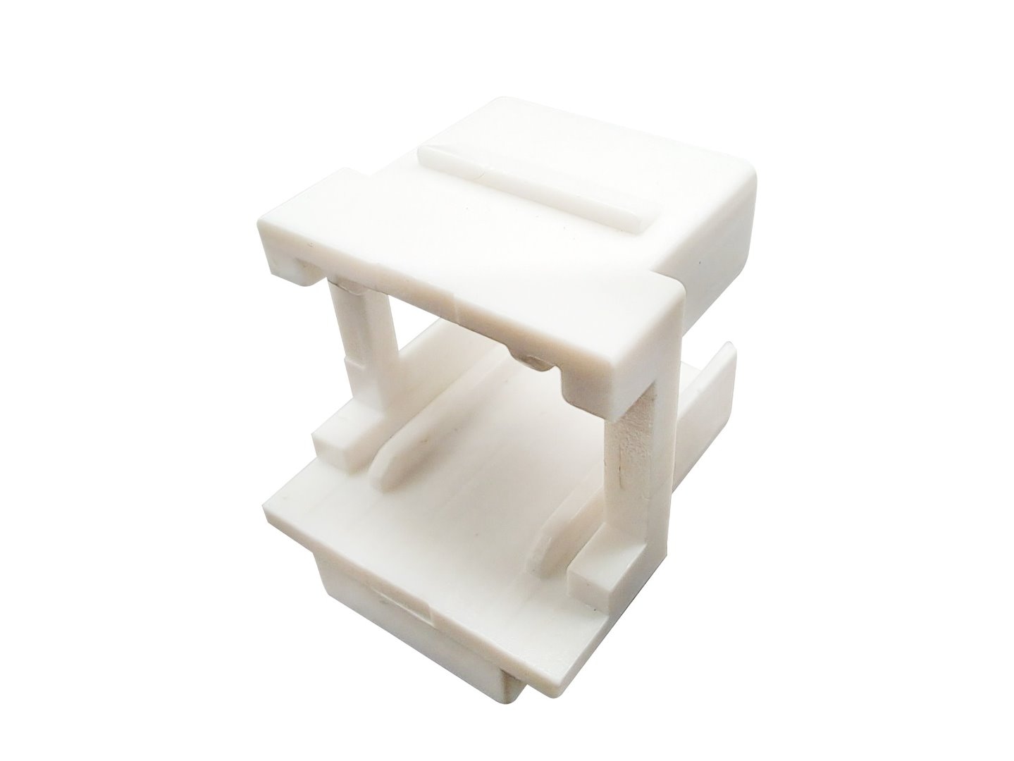 FIBERM Adapter keystone pod złącze SC Simplex / LC Duplex, biały