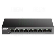D-LINK DSS-100E-9P Switch Niezarządzalny PoE 8x 10/100, 1x 10/100/1000