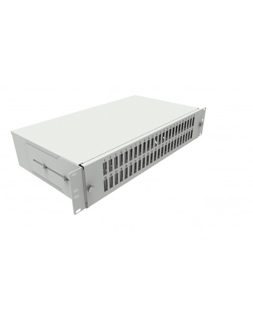 FIBERM Przełącznica światłowodowa wysuwana 48 x SC Duplex 2U Rack 19''