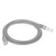 FIBERM CAT6A S/FTP 3m Graues Patchkabel