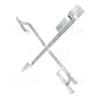 FIBERM Stelaż zapasu kabla 600x800x100 z uszami