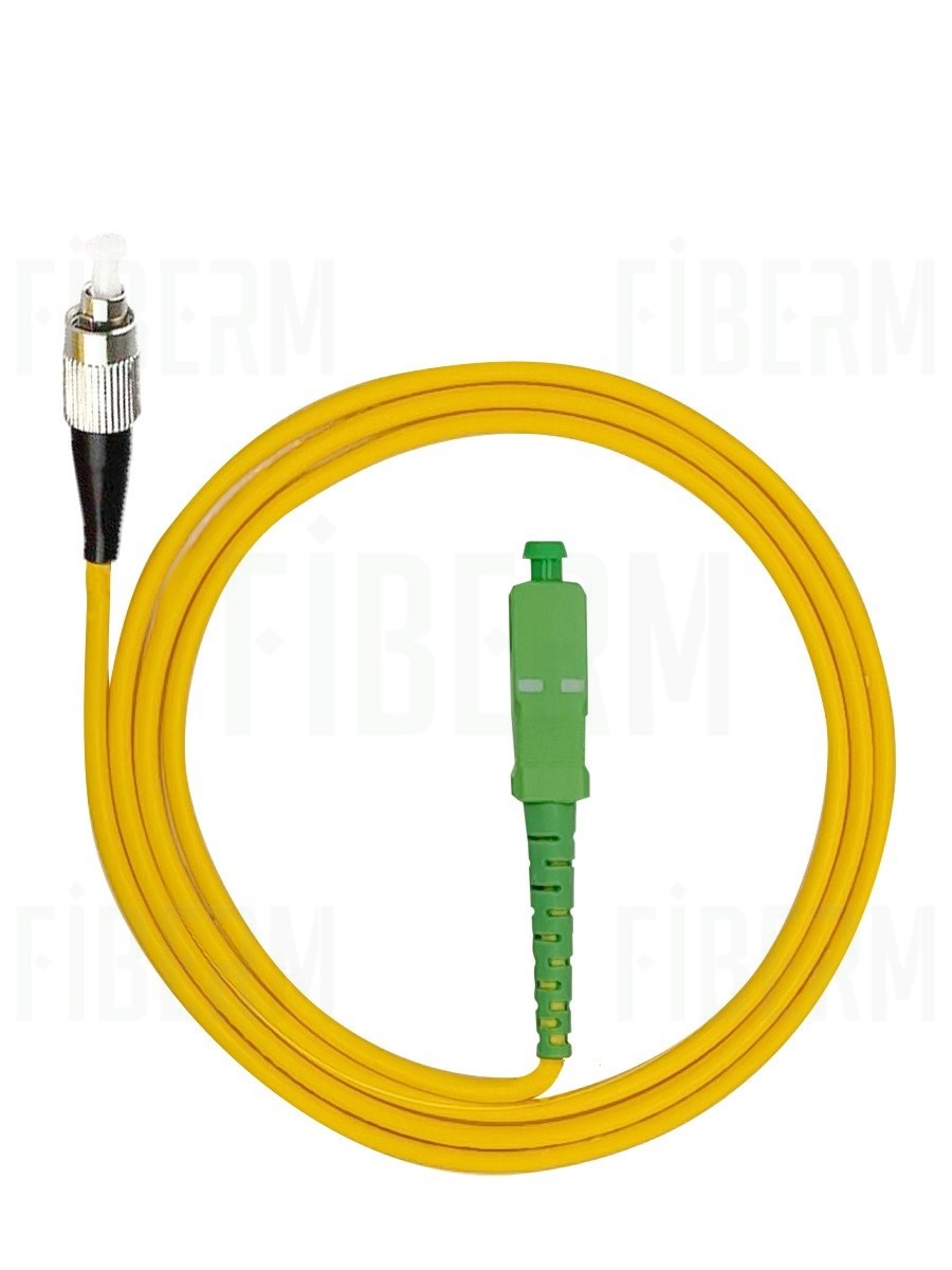 FIBERM FC/UPC-SC/APC 1M Single Mode Simplex Patchcord G657A1 Fiber