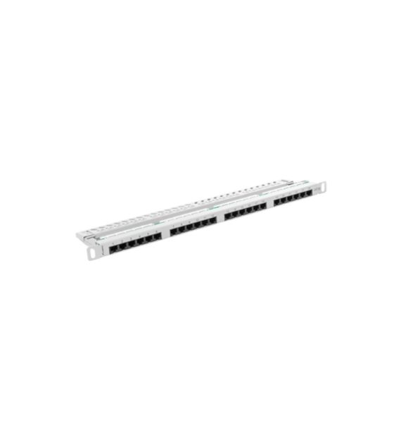 FIBERM Patch Panel 24x RJ45 CAT5E FTP 1U szary