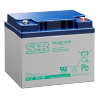 Akumulator SBL 40Ah 12V SBL 50-12HR gwint wewnętrzny M6