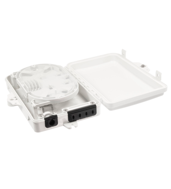 FIBERM Mufoprzełącznica FDB-0215W 2 IN 16 OUT, Dyby, Ramka na adaptery