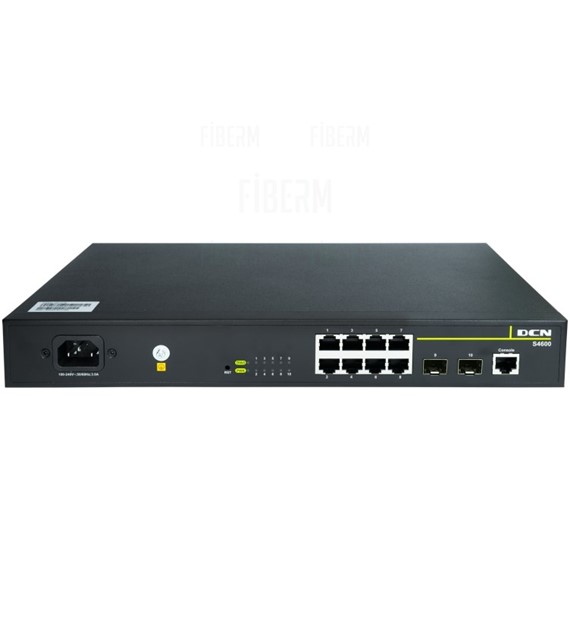 DCN Switch L2 PoE S4600-10P-P-SI 8x 10/100/1000 PoE+ (124W)