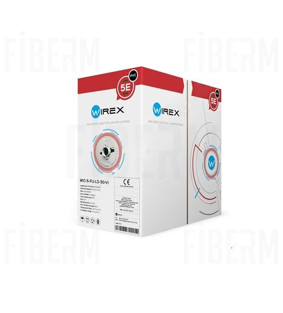 WIREX F/UTP CAT5E LSOH / Dca Instalacijski Kabel 305 metara WIC-5-FU-LD-30-VI