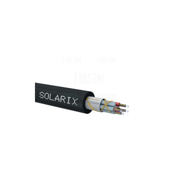 SOLARIX Kabel światłowodowy ADSS 4kN 24J 2T12F SXKO-ADSS-4KN-24-OS-PE-P