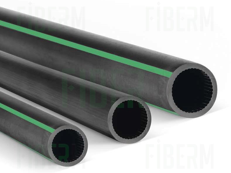 Σωλήνας HDPE Ø32mm με Πράσινη Ρίγα