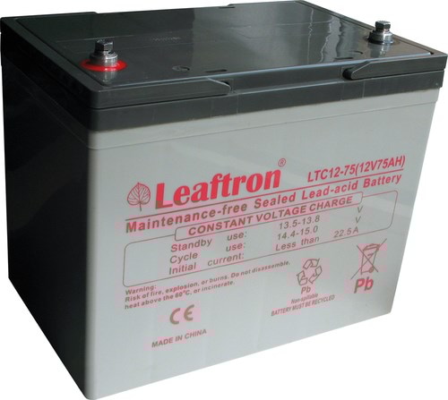 Akumulator Leaftron LTC 75Ah 12V LTC12-75