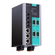 MOXA NPORT S9450I-2S-SC-WV-T Serwer 4 portów szregowych, switch zarządzalny3x Ethernet, 2x światłowód SS, zasilanie 24/48VDC