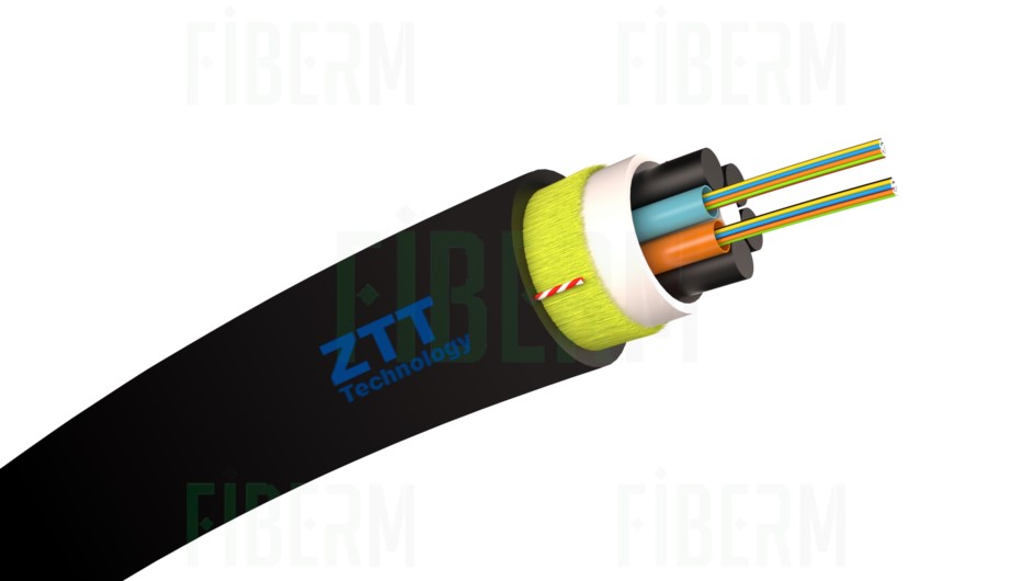 ZTT Kabel światłowodowy 144J ADSS 2,7kN, 12T12F, średnica 15,8mm