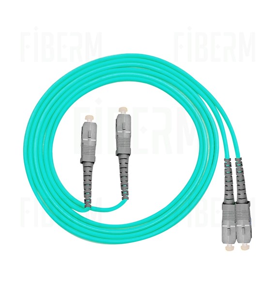 FIBERM GOLD SC/UPC-SC/UPC 20m Višemodni Duplex Patchcord OM3 2 Optički Kabel