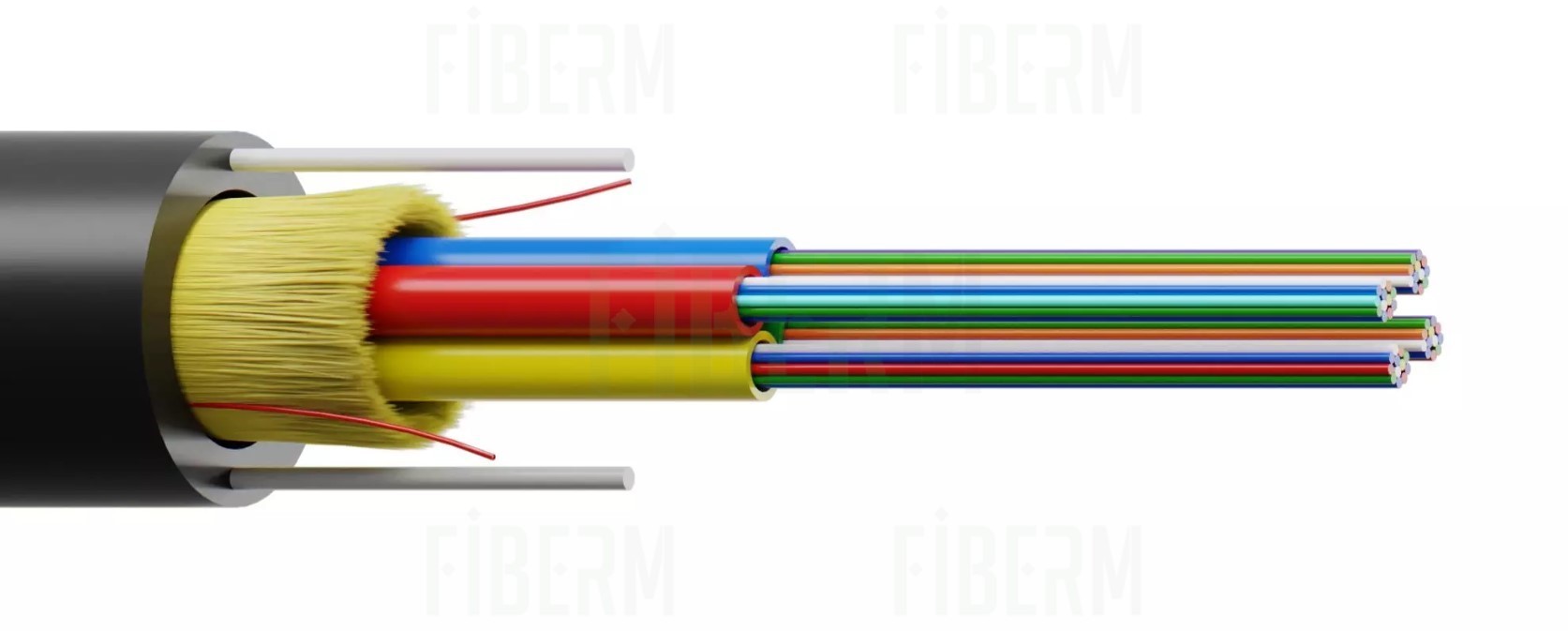 FIBRAIN Kabel światłowodowy ADSS MAR-FM 144J 24M 6F 2650N, średnica 13,5mm