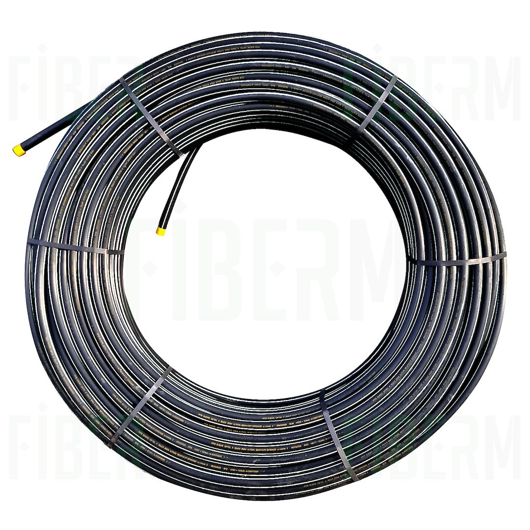 Tubo HDPE Ø40mm con striscia bianca bobina 250m