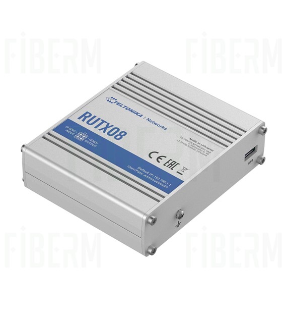 Teltonika RUTX08 router przemysłowu, 1x WAN, 3x LAN GE, VPN