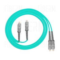 FIBERM GOLD SC/UPC-SC/UPC 50m Multimode Duplex Patchkabel OM3 2 Faser