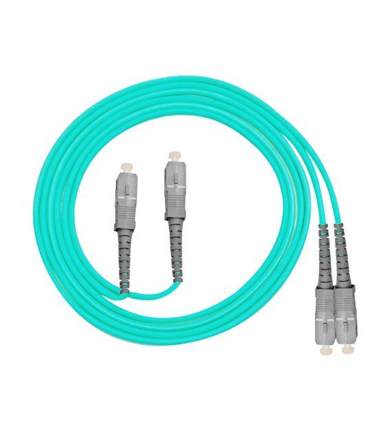FIBERM GOLD patchcord SC/UPC-SC/UPC 30m Mulit Mode Duplex włókno OM3 2,0mm w peszlu