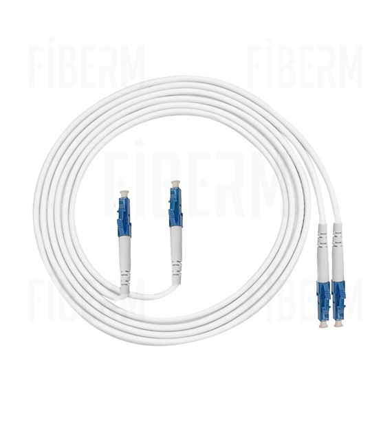 FIBERM GOLD LC/UPC-LC/UPC 100m Single Mode Simplex Patchcord G657A2 2 Fiber