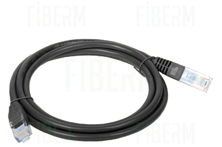 FIBERM Patchcord CAT6 2M Czarny