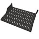 Estante RACK 19'' 1U 600mm Negro Reforzado con Soportes - hasta 120kg
